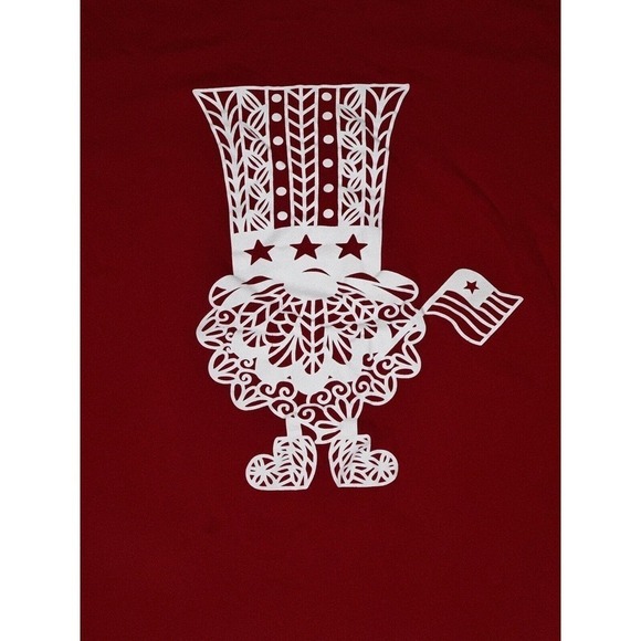 Bella Canvas Unisex Crew Neck Red Shirt Size 2XL - Picture 2 of 7